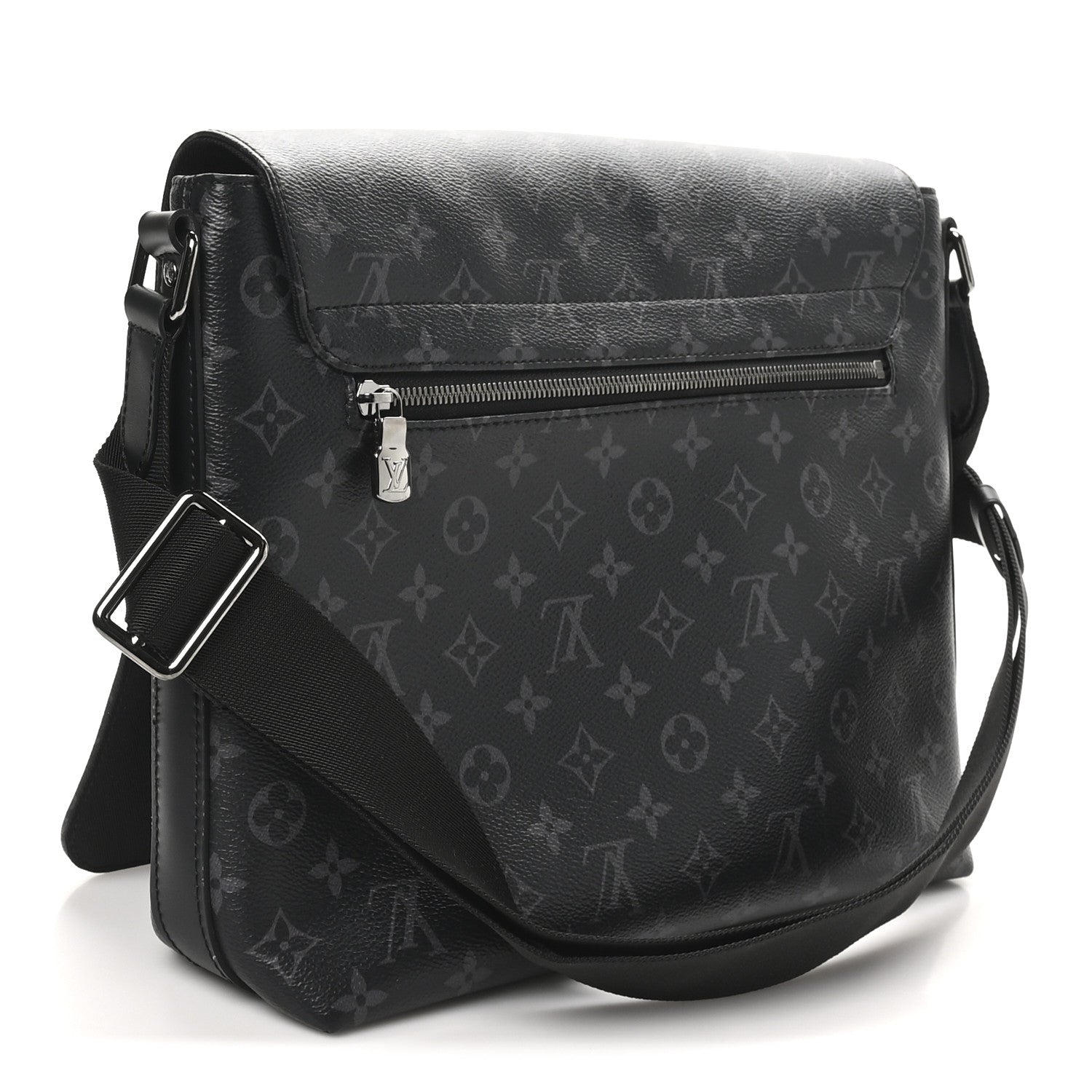 Louis Vuitton Monogram Eclipse District MM Black 2 of 8