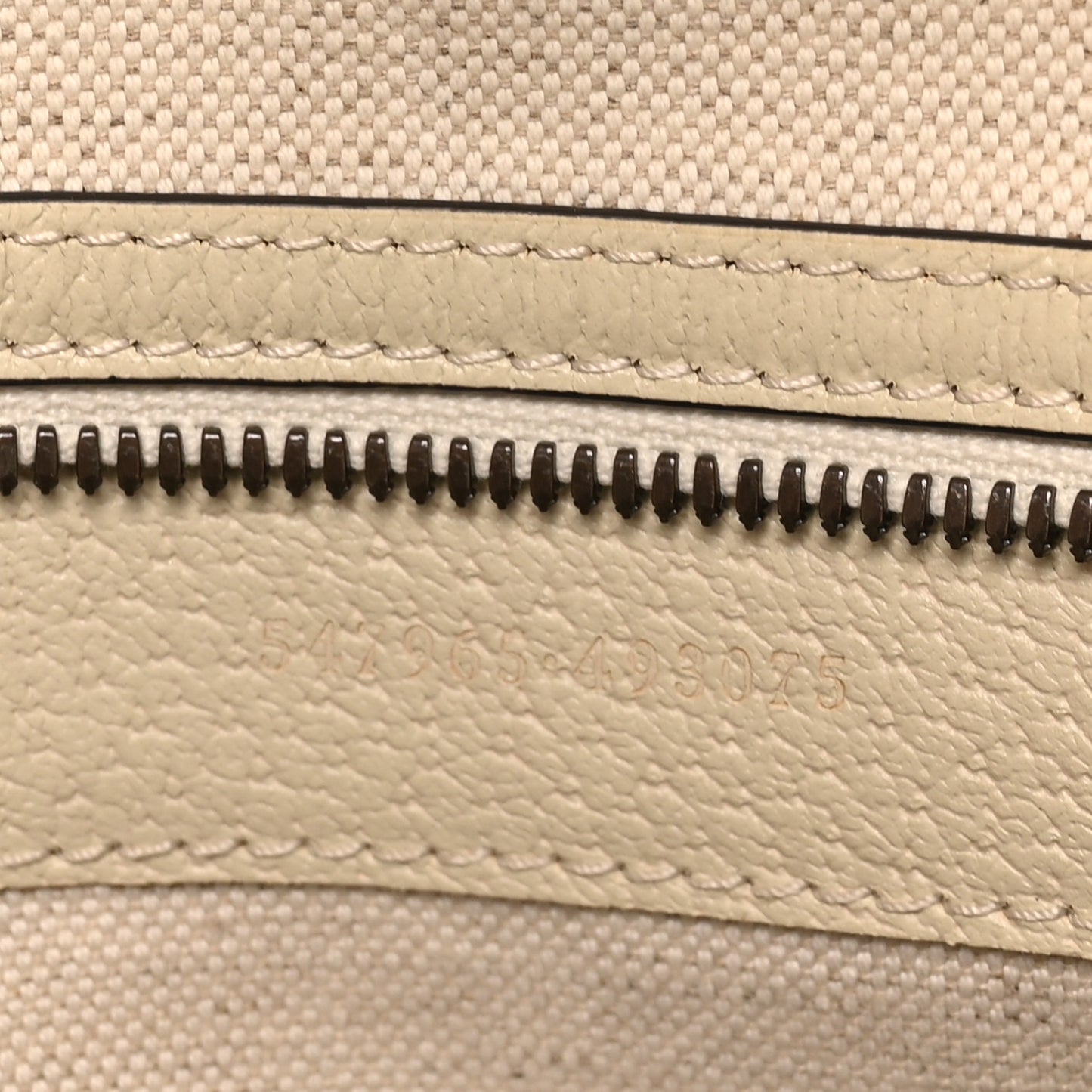 GG Supreme Monogram Textured Calfskin Web Small Ophidia Day Backpack Beige Ebony Mystic White