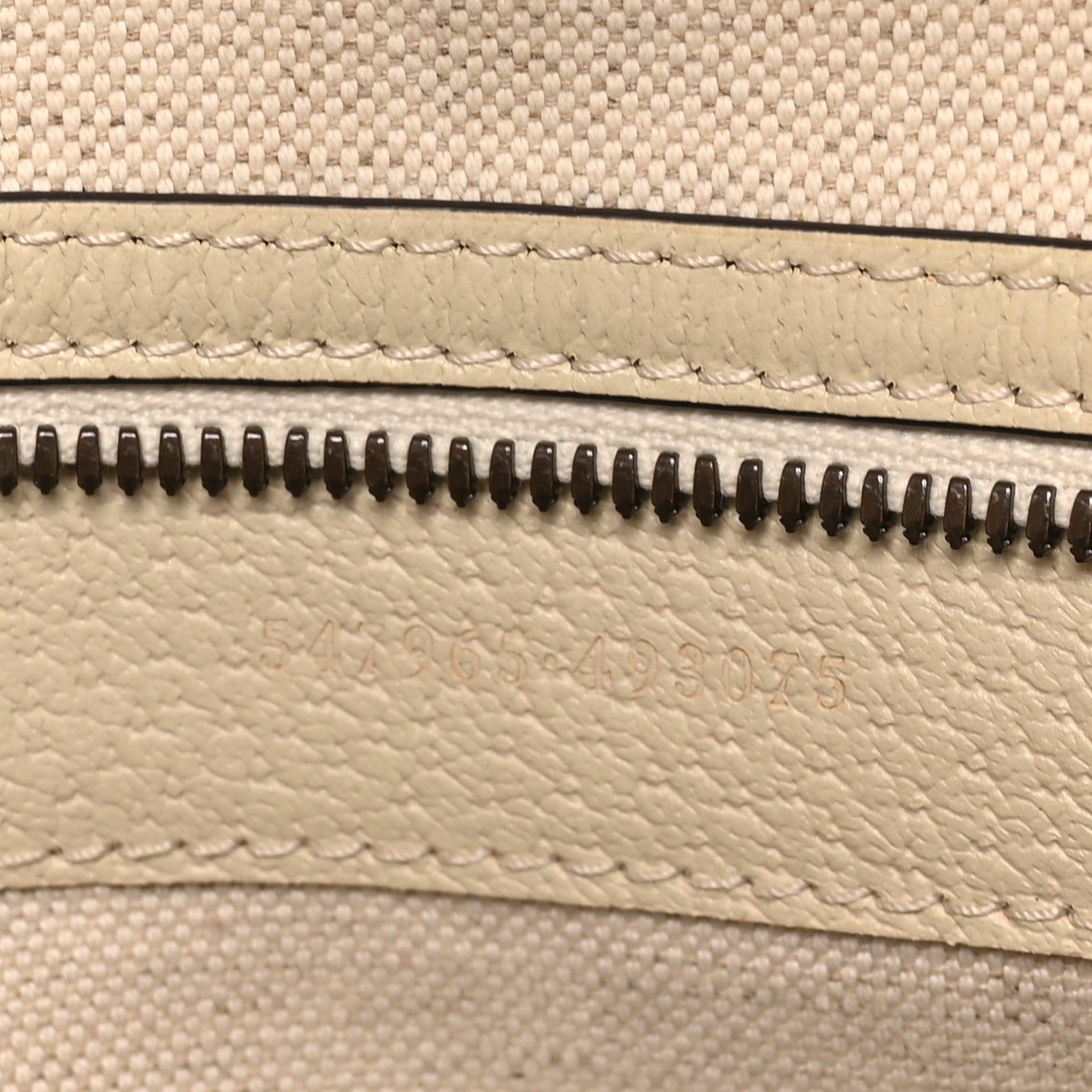 Gucci GG Supreme Monogram Textured Calfskin Web Small Ophidia Day Backpack Beige Ebony Mystic White 7 of 10