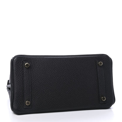 Hermes Togo Birkin 25 Black 3 of 10