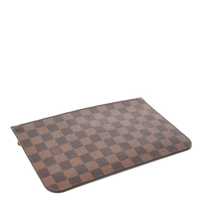 Louis Vuitton Damier Ebene Neverfull MM GM Pochette Rose Ballerine 5 of 9