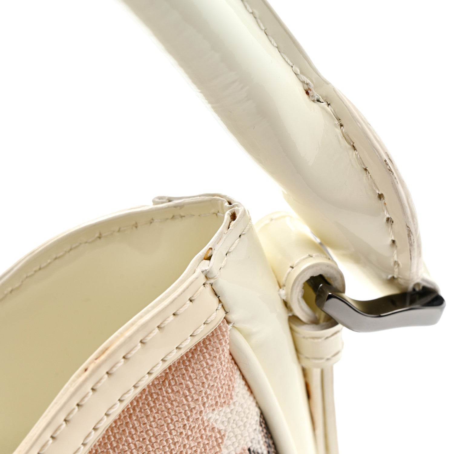 バーバリー　　38 Burberry Haymarket Check Colours Small Lorne Bucket Crossbody