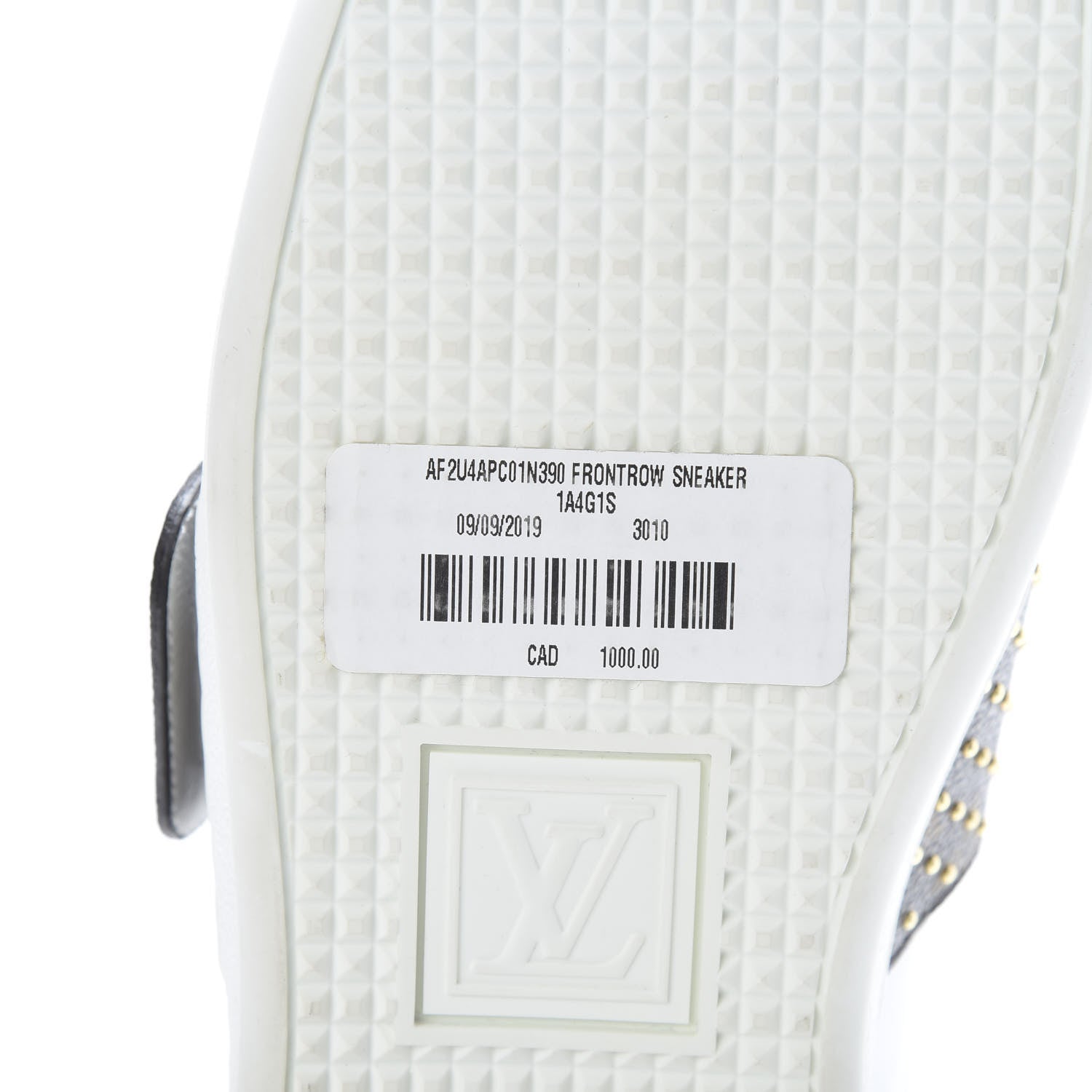 Louis Vuitton Calfskin Monogram Frontrow Sneaker 39 9 of 9
