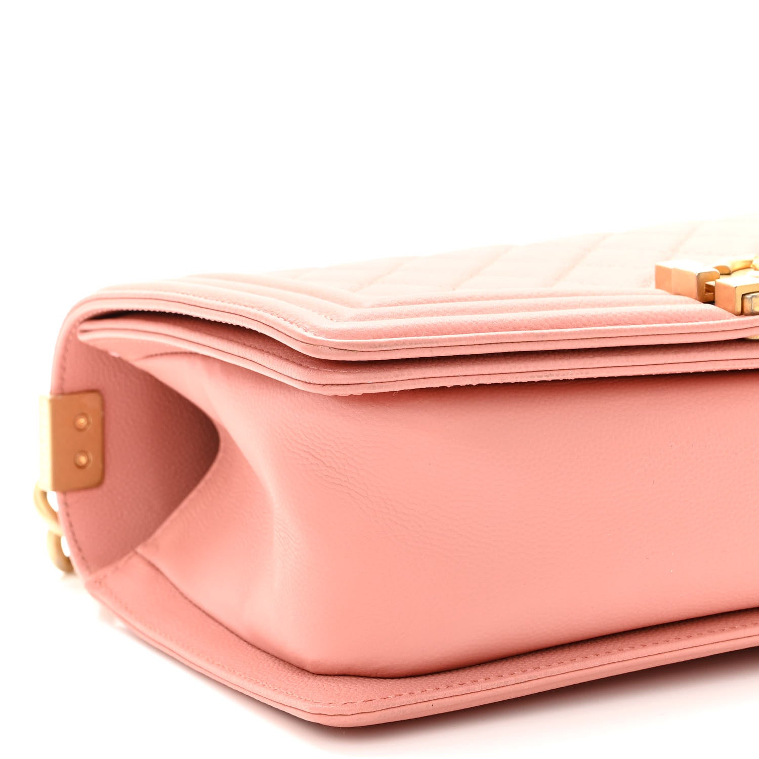 Chanel Caviar Quilted Medium Boy Flap Light Pink 9 of 10