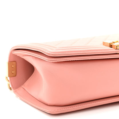 Chanel Caviar Quilted Medium Boy Flap Light Pink 9 of 10