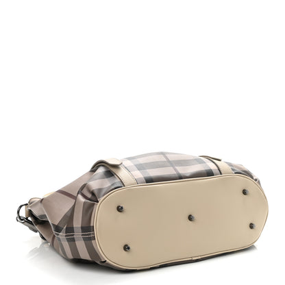Burberry Smoked Check Small Northfield Tote Trench 4 of 11