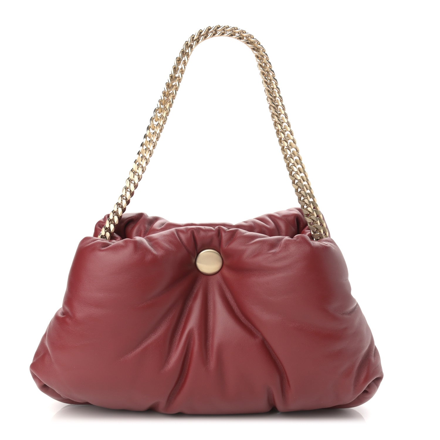 Proenza Schouler Lambskin Puffy Chain Tobo Bag Red 1 of 10