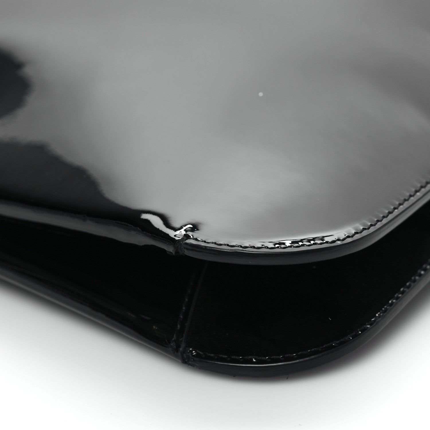 Saint Laurent Patent Calfskin Sadie Shoulder Bag Black 10 of 10