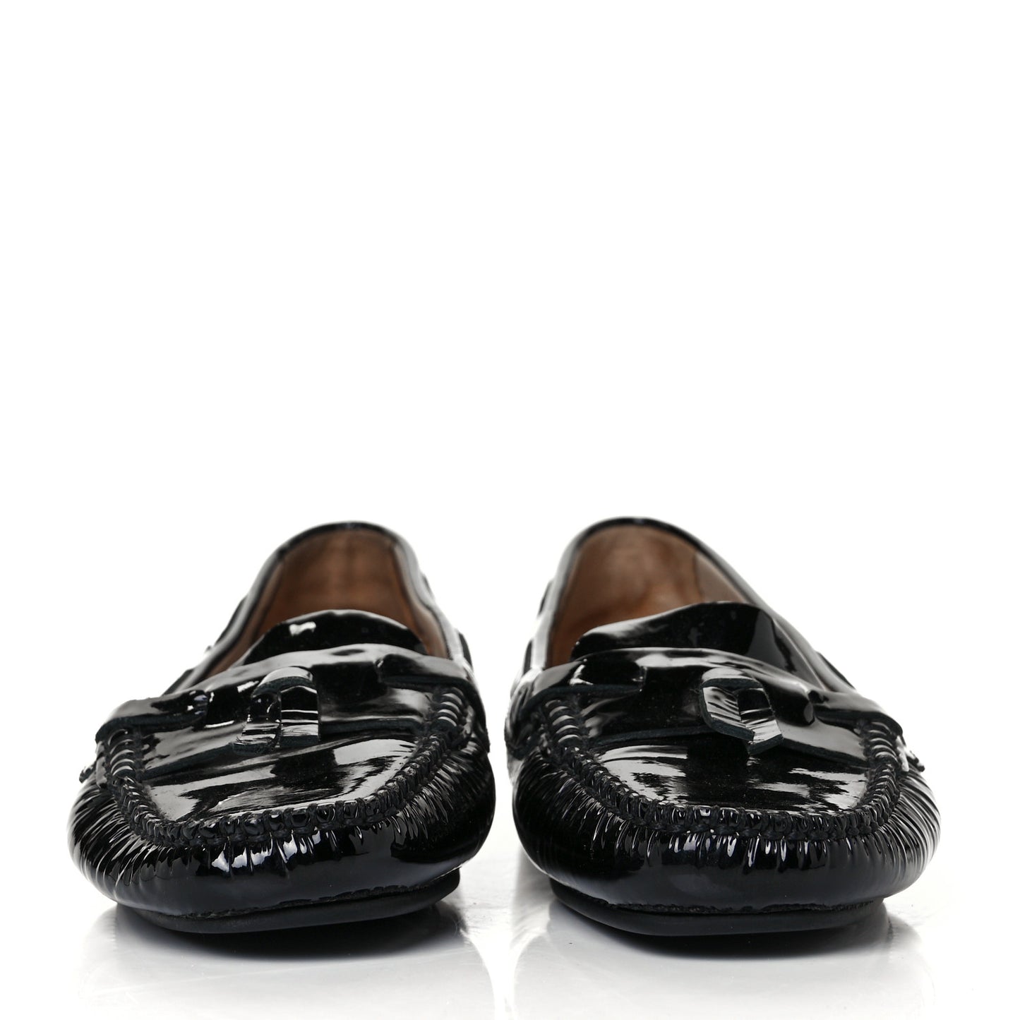 Patent CC Mocassin Loafers 38.5 Black