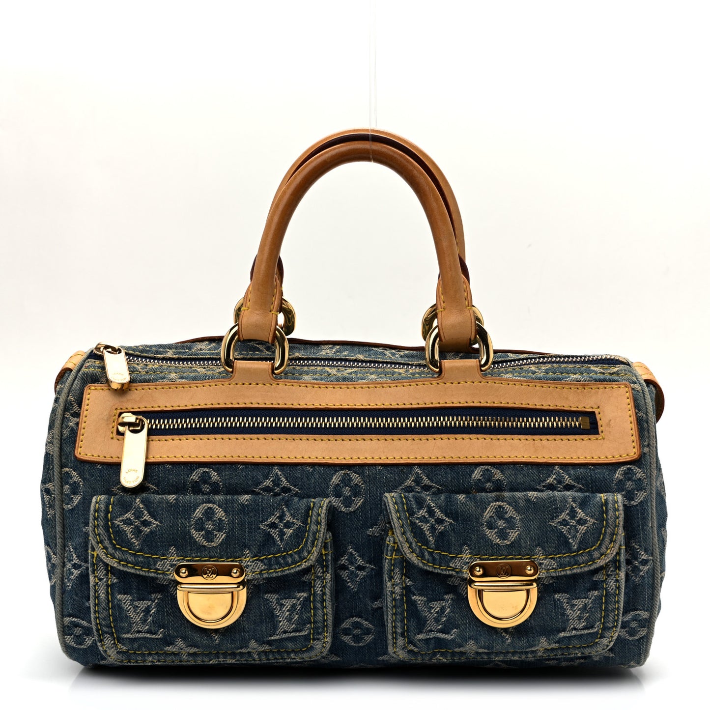 Monogram Denim Neo Speedy Blue