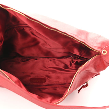 Chanel Caviar CC Hobo Red 5 of 9
