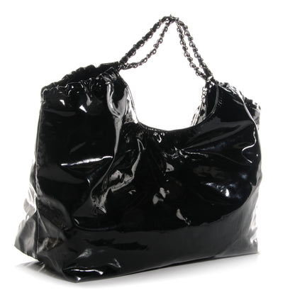 Chanel Vinyl XL Coco Cabas Black 3 of 7