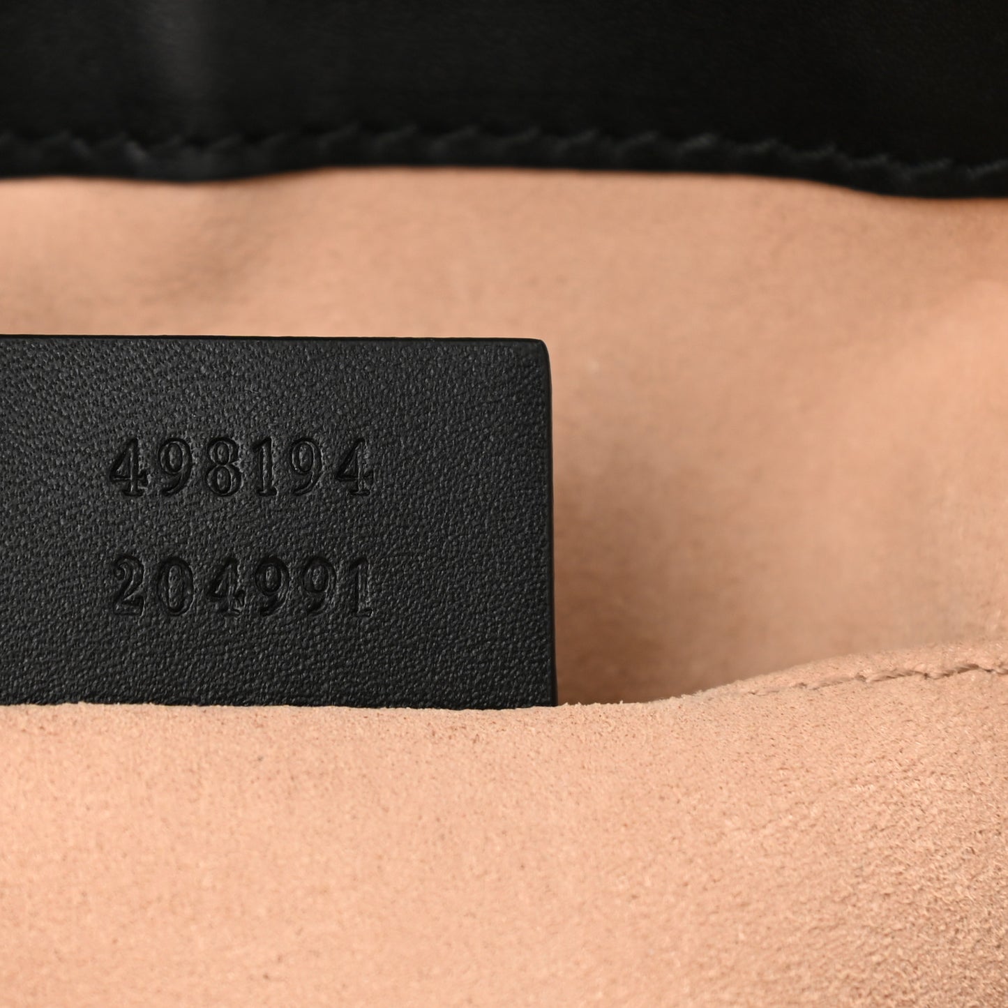 Guccissima Signature Padlock Backpack Black