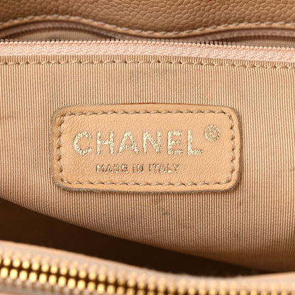 Chanel Caviar Quilted Grand Shopping Tote GST Beige 8 of 20