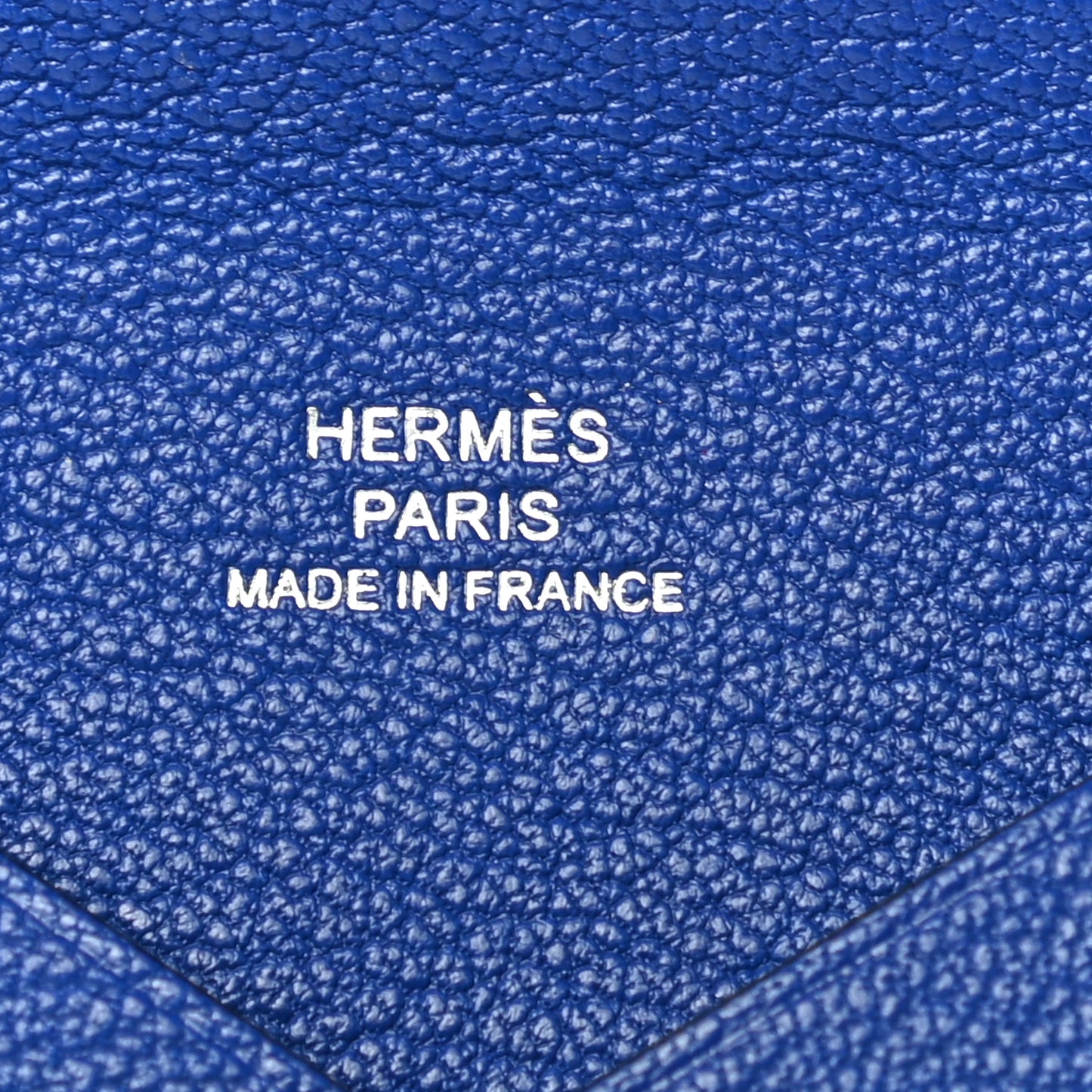 Chevre Mysore Calvi Card Case Bleu Electrique