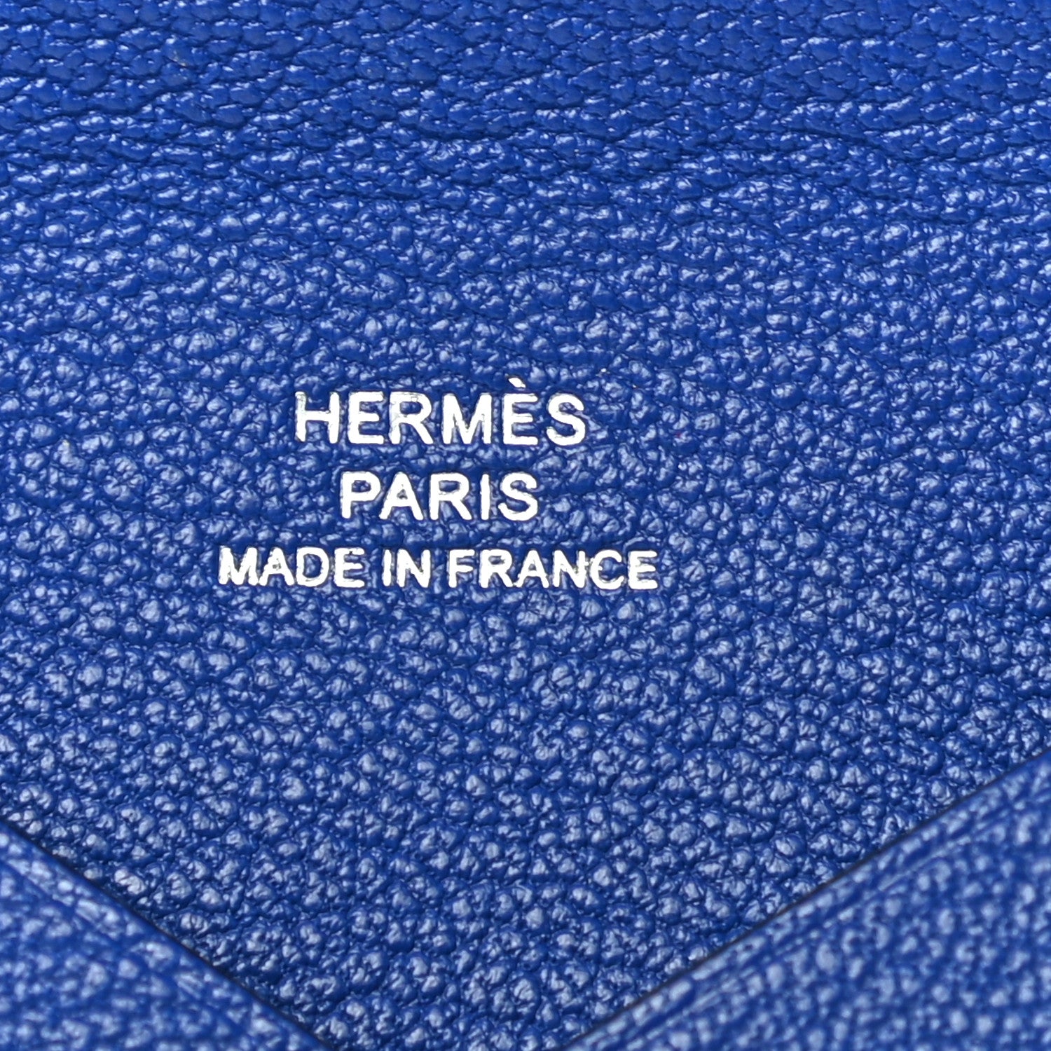 Hermes Chevre Mysore Calvi Card Case Bleu Electrique 6 of 7