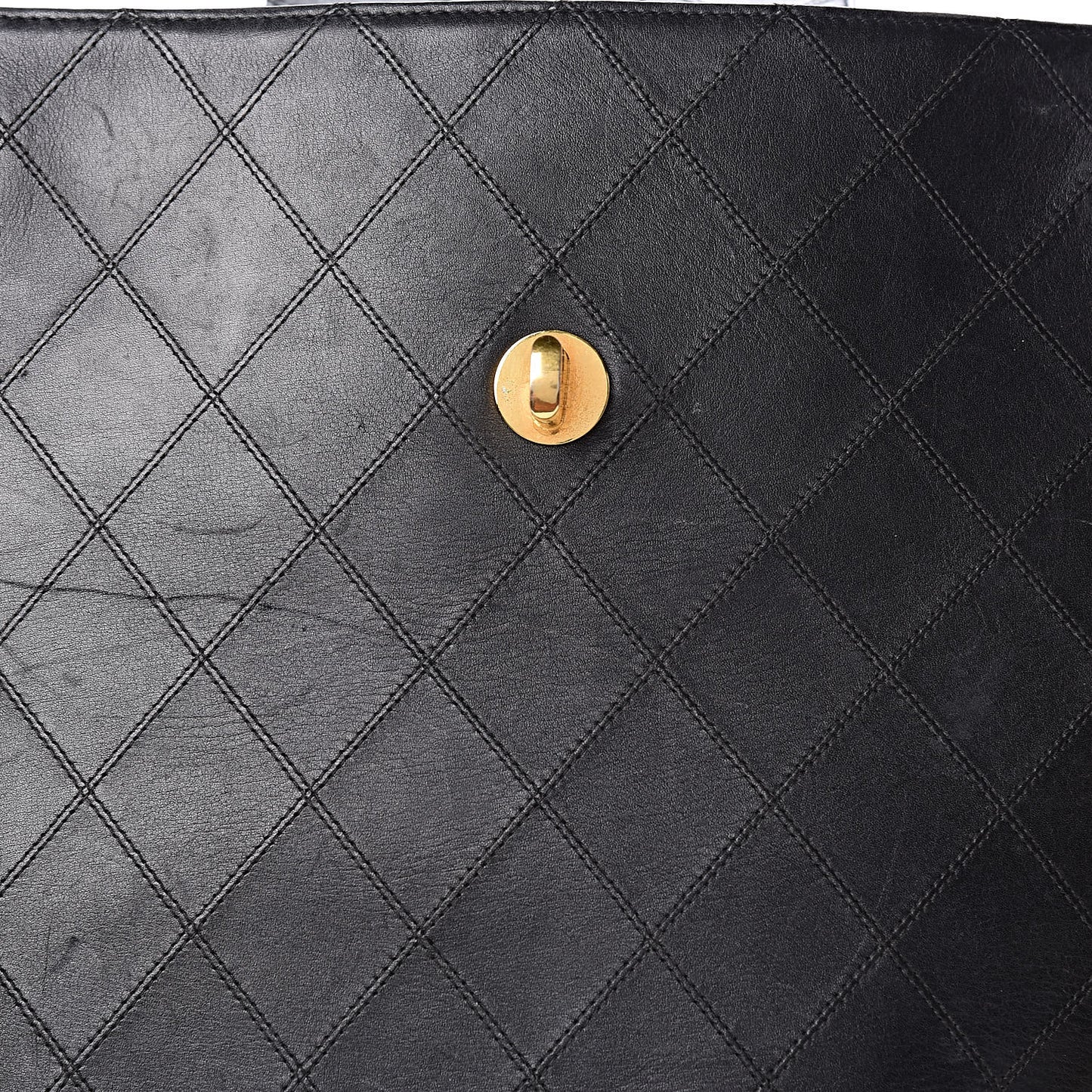 Calfskin Stitched XL Weekender Black