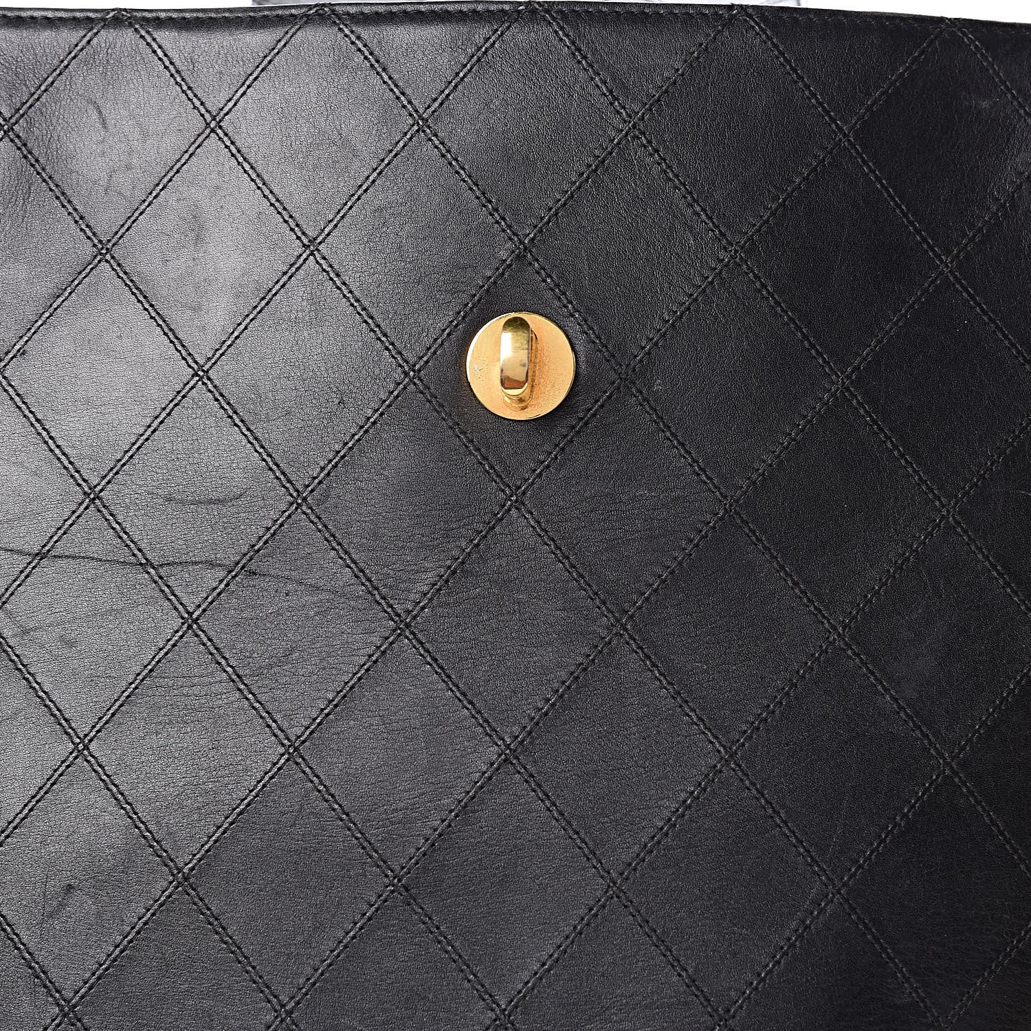 Chanel Calfskin Stitched XL Weekender Black 23 of 25