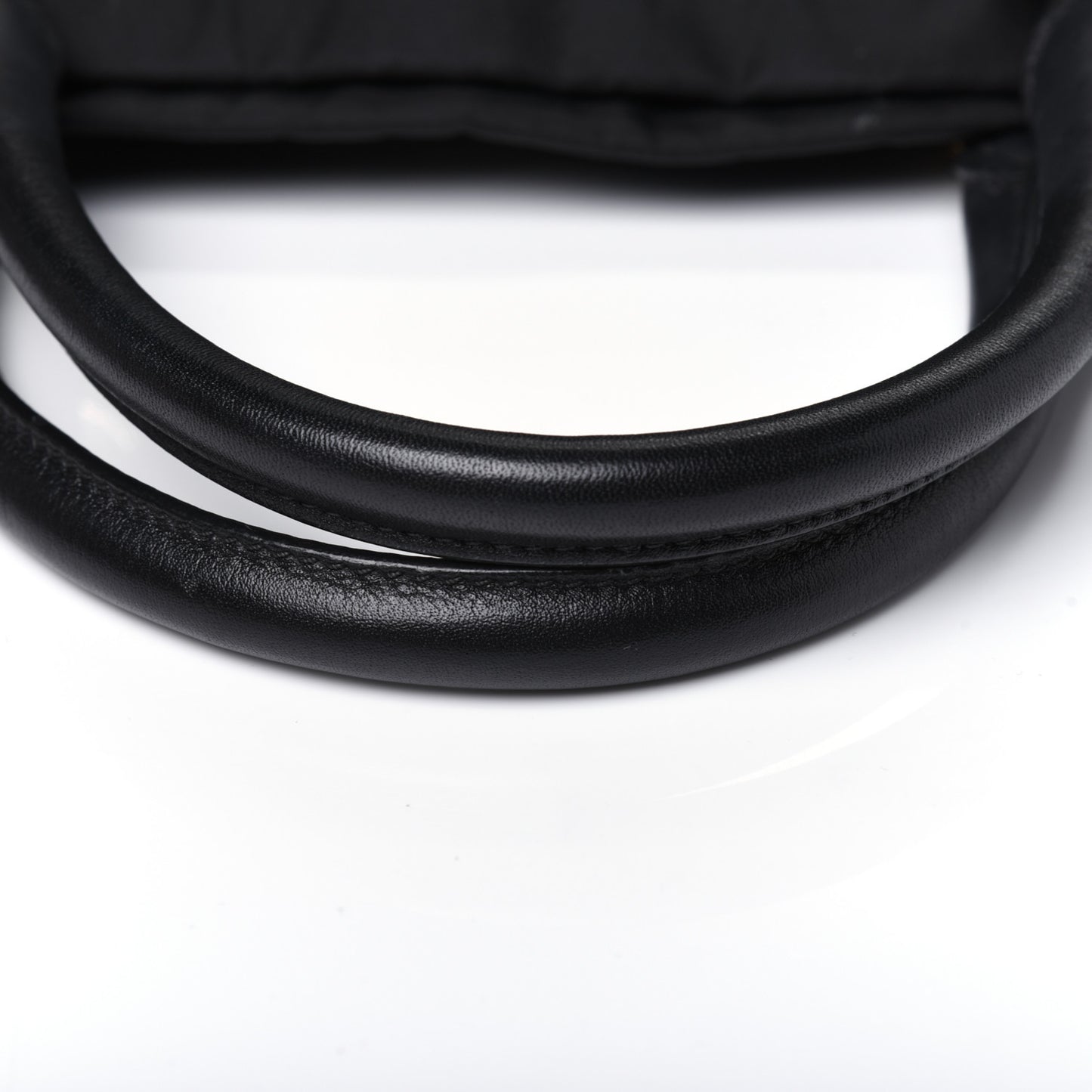 Tessuto Nylon Soft Calf Tote Black