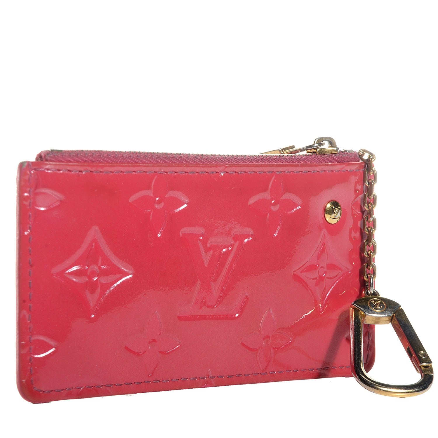 Louis Vuitton Vernis Key Pouch Framboise 3 of 7