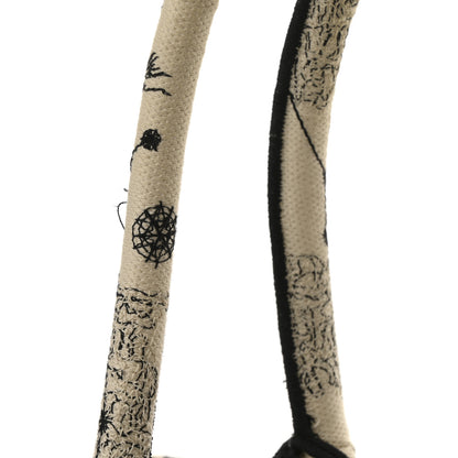 Christian Dior Canvas Zodiac Toile De Jouy Embroidered Medium Book Tote Latte 12 of 13