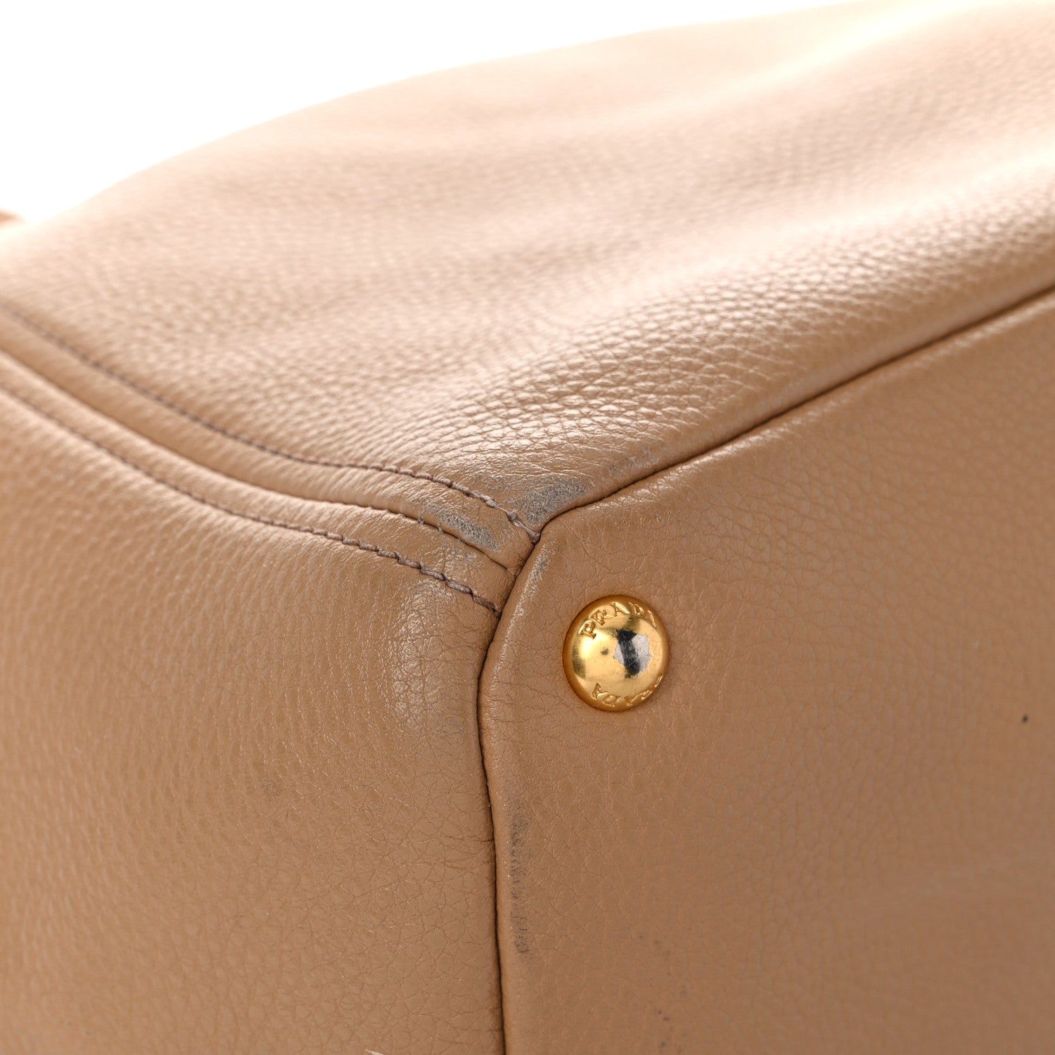 Prada Vitello Daino Tote Caramel 7 of 19