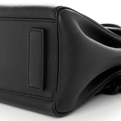 Versace Grained Calfskin La Medusa Top Handle Bag Black Lilac 9 of 10