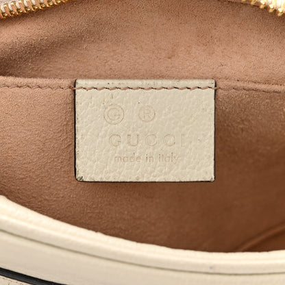 Gucci Textured Dollar Calfskin Web Mini Ophidia Shoulder Bag Mystic White 5 of 17