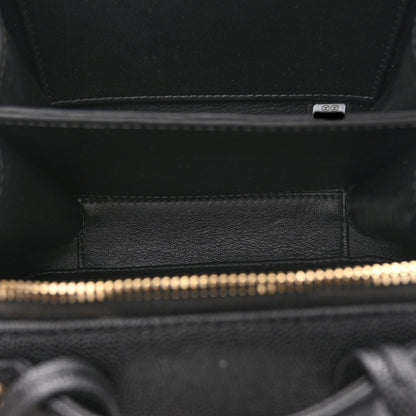 Chanel Caviar Quilted Small CC Filigree Vanity Case Black 6 of 11