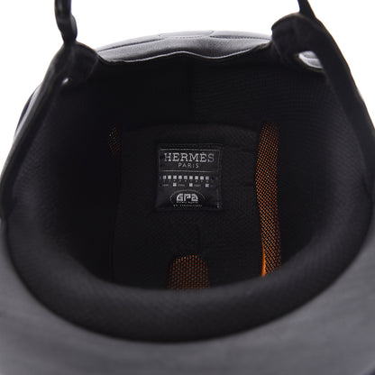 Hermes Carbon Fiber Equestrian Riding Helmet 62 Black 6 of 7