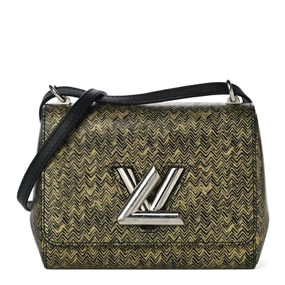 Louis Vuitton Epi Chevron Printed Twist Shoulder Bag PM Gold 1 of 11