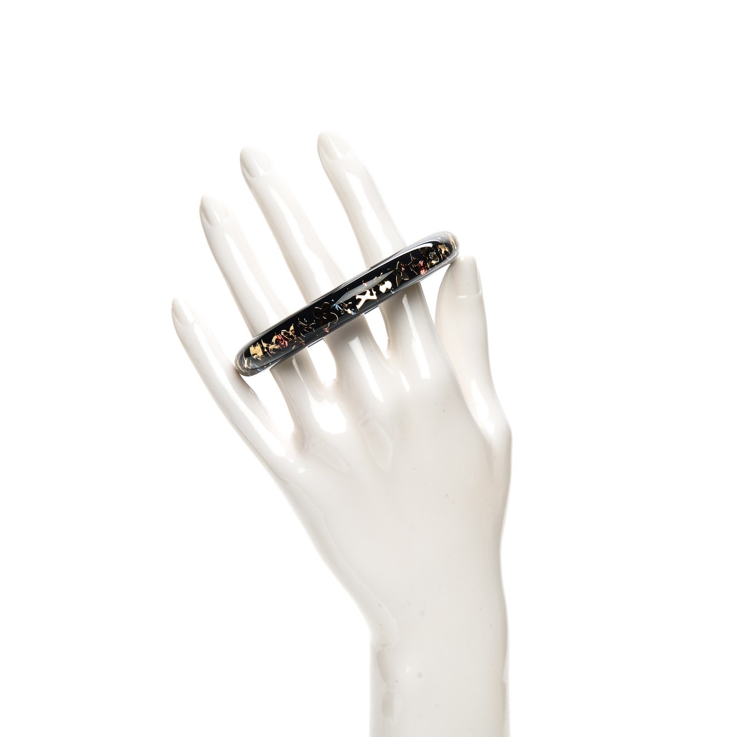 Louis Vuitton Resin Swarovski Medium Inclusion Bracelet PM Navy 2 of 4