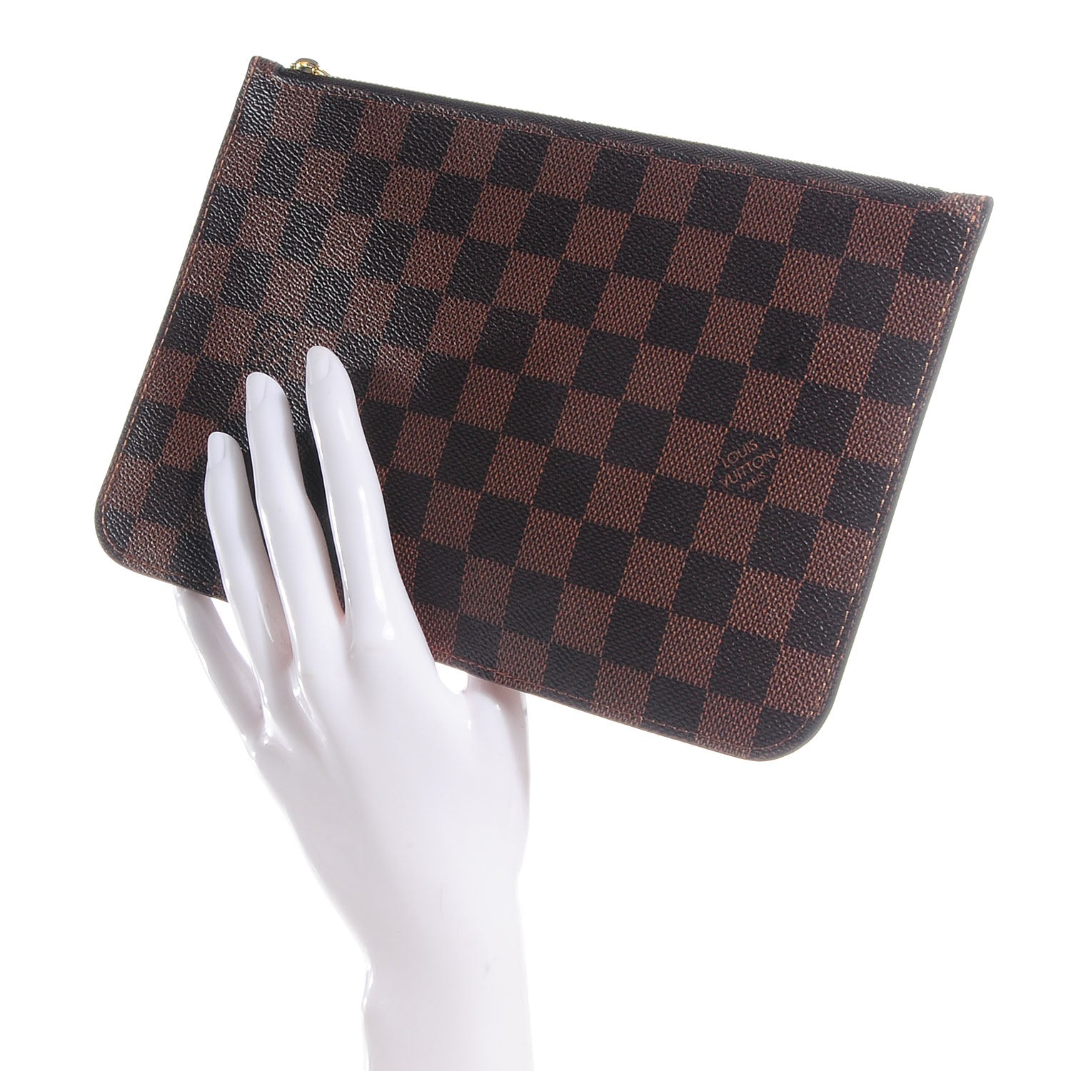 Louis Vuitton Damier Ebene Neverfull MM GM Pochette 2 of 7