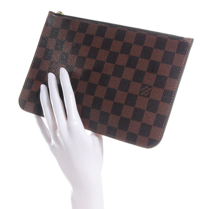 Louis Vuitton Damier Ebene Neverfull MM GM Pochette 2 of 7
