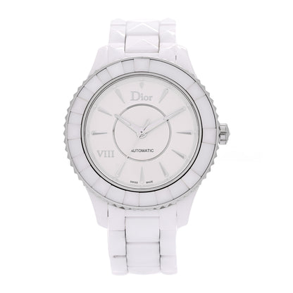 Christian Dior Stainless Steel Ceramic 38mm Dior VIII Automatic Watch White 1 of 5