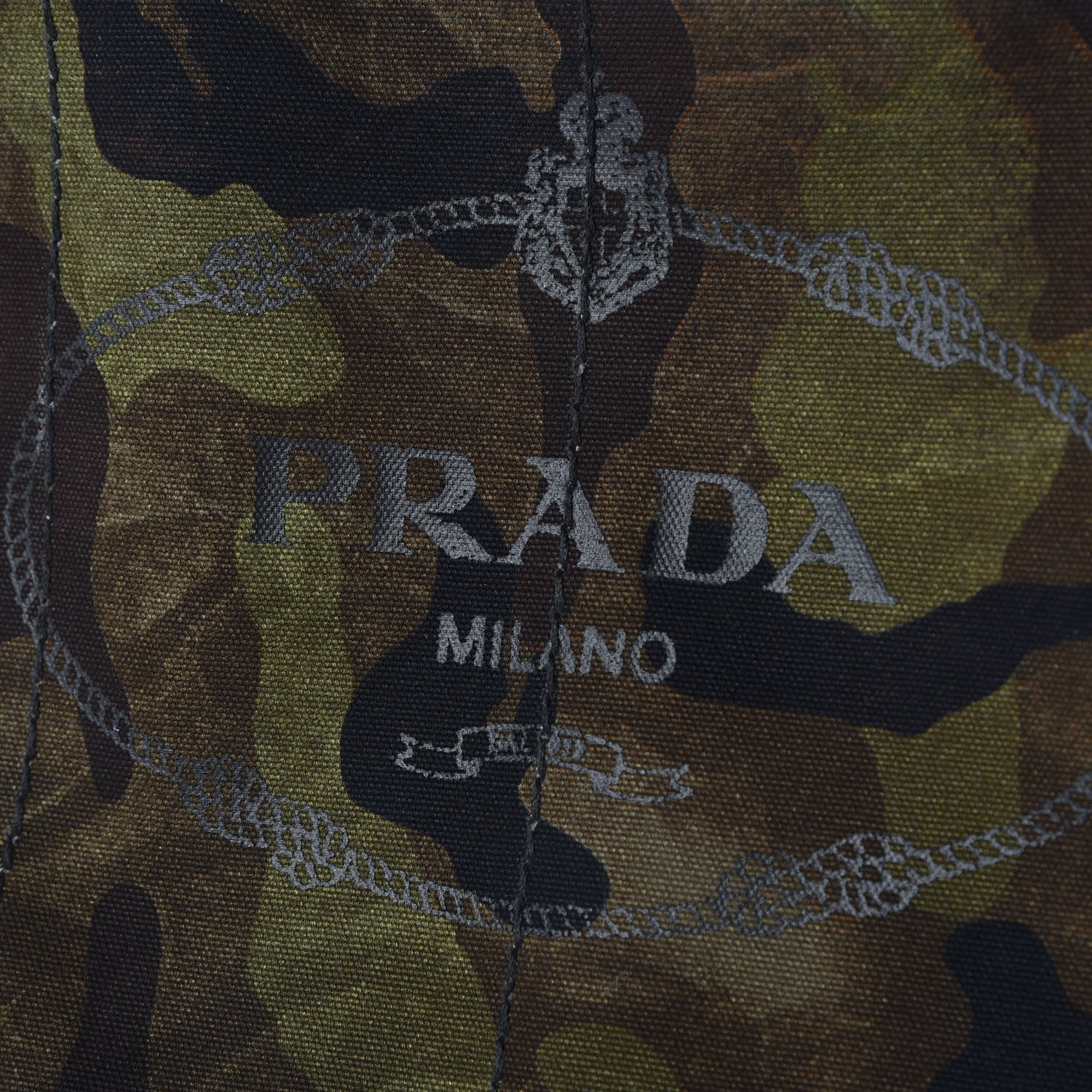 Prada Canapa Camouflage Tote Mimetico 9 of 9