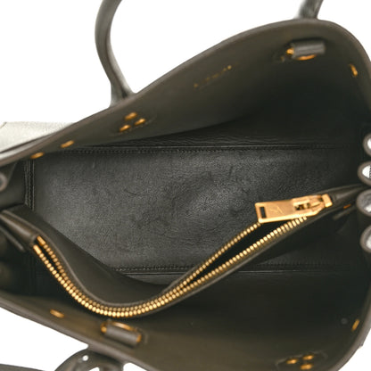Saint Laurent Grained Calfskin Baby Sac De Jour Bronze 5 of 14