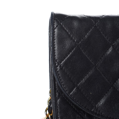 Chanel Lambskin Quilted Small Tassel Flap Black 13 of 16
