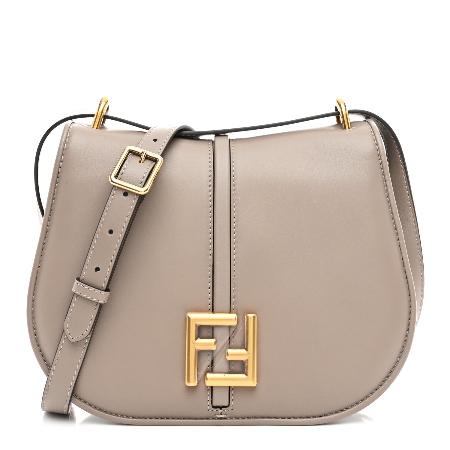 Fendi Vitello Brenta Cher Medium Fendi C'Mon Tortora 1 of 10