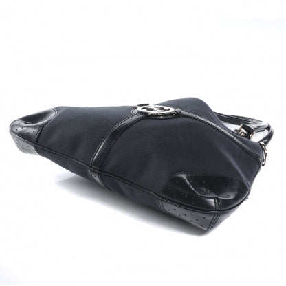 Gucci Canvas Reins Hobo Black 4 of 7