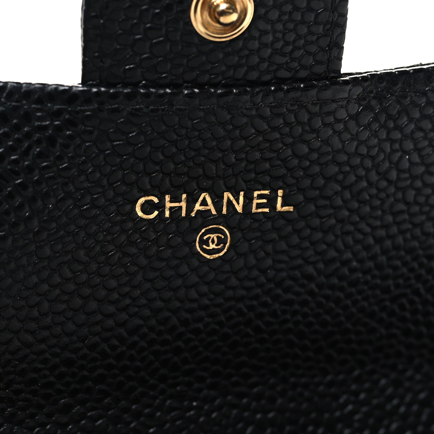 Chanel Caviar Quilted Long Flap Wallet Black 6 of 10