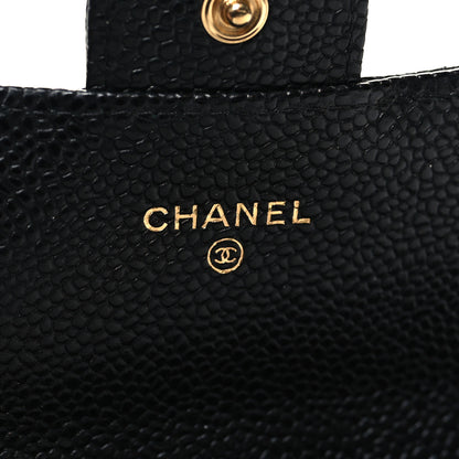 Chanel Caviar Quilted Long Flap Wallet Black 6 of 10