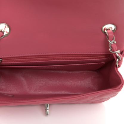 Chanel Lambskin Quilted Mini Rectangular Flap Pink 7 of 11