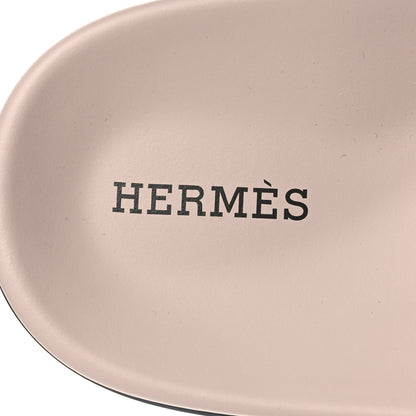Hermes Suede Goatskin Womens Chypre Sandals 36 Rose Porcelaine 9 of 9