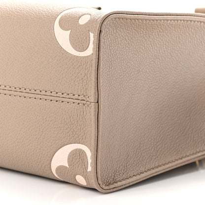 Louis Vuitton Empreinte Monogram Giant Onthego PM Tourterelle Creme 9 of 10