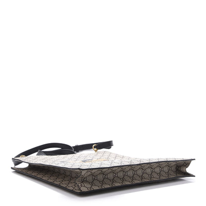 Gucci GG Supreme Monogram L'Aveugle Par Amour Print Vertical Tote Black 4 of 11