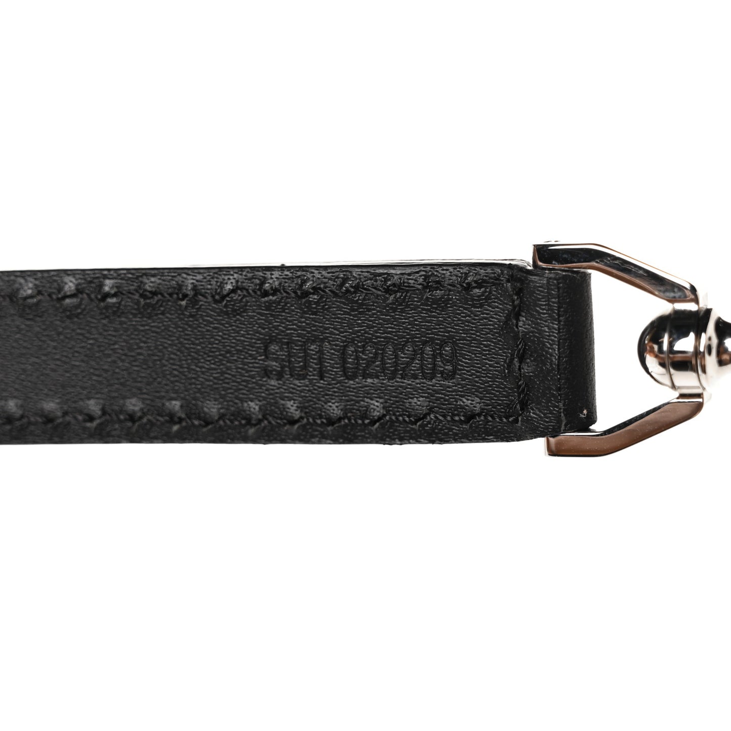 Calfskin Adjustable Shoulder Strap Black