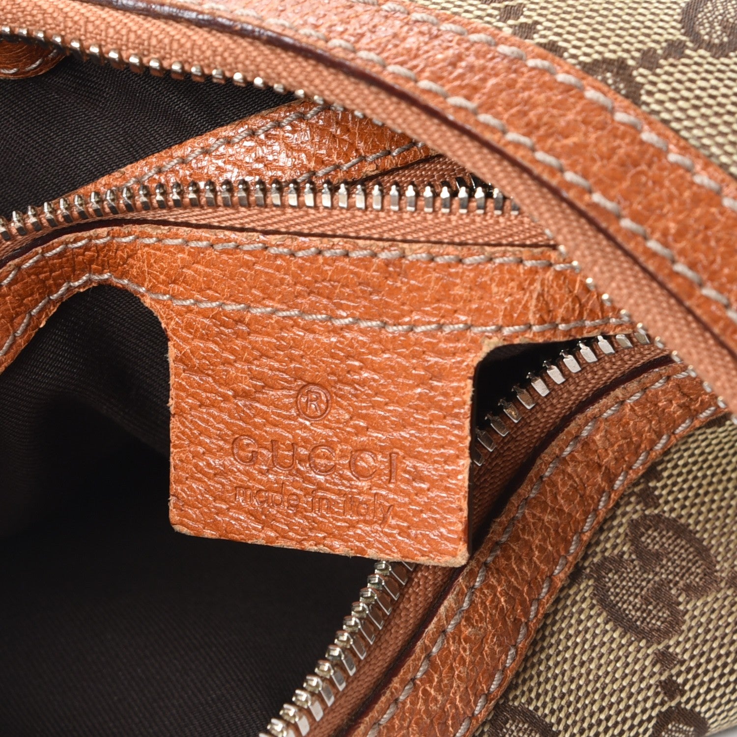 Gucci Monogram Glam Hobo Tan 6 of 17