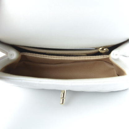 Chanel Iridescent Caviar Quilted Extra Mini Coco Handle Flap Ivory 5 of 11