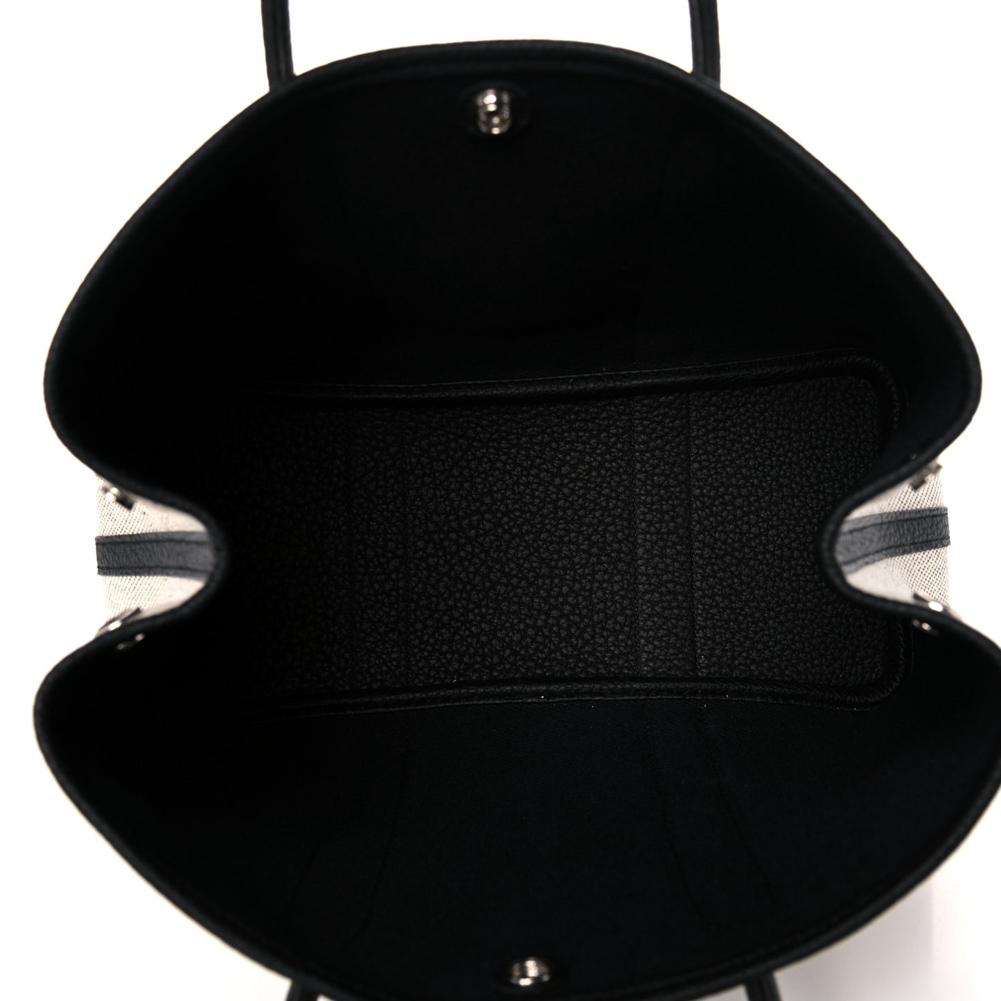 Twill H Negonda Garden Party 30 TPM Tote Ecru Black